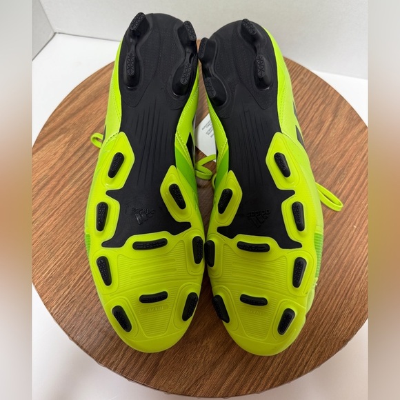 Adidas Men\'s Nitrocharge 1.0 TRX FG Ftball Soccer Solar Lime Cleats RARE Size 11 main image 4